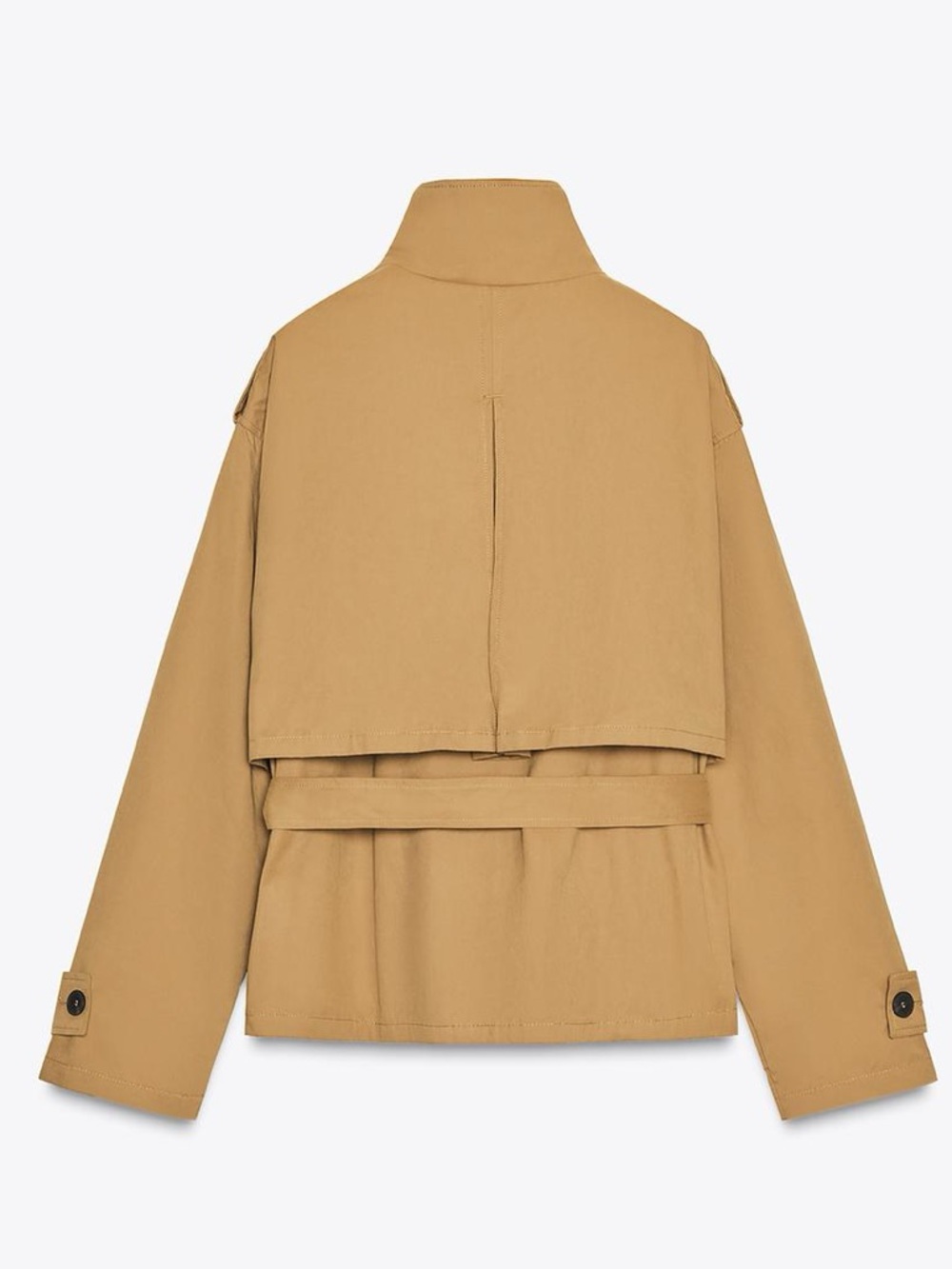 Zara Short Trench Coat - Picture 4 of 10